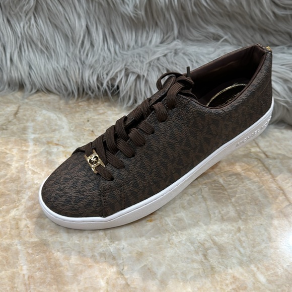 Michael Kors Women’s Keaton Logo Lace Up Sneakers. NEW - Picture 1 of 14
